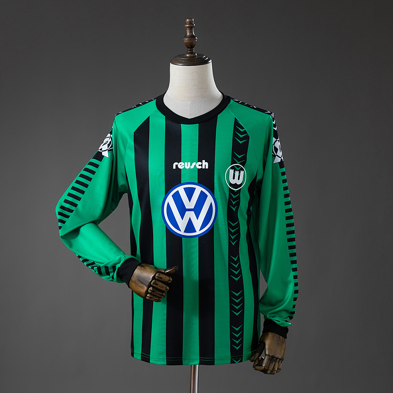 Wolfsburg 95/96 Away Retro Long Sleeve Jersey